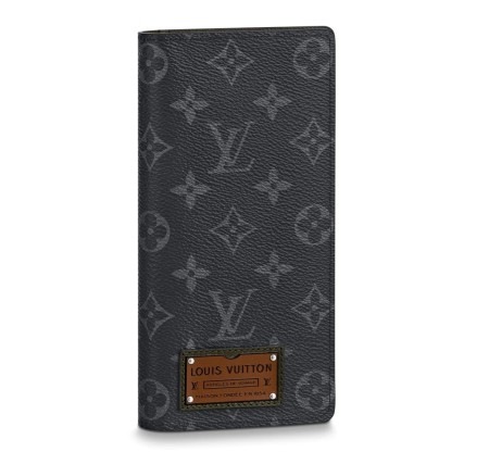 Louis Vuitton Brazza Wallet In Monogram Eclipse Canvas M69260