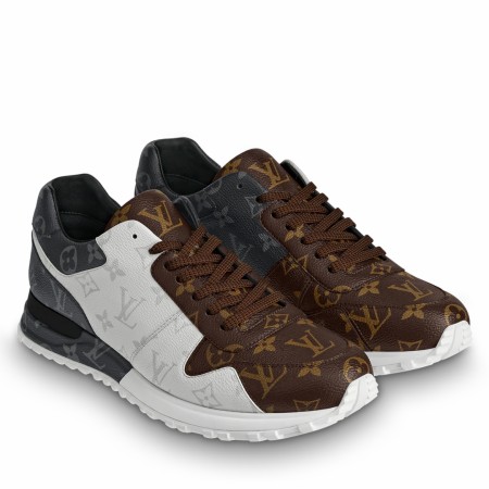 Louis Vuitton Men's Run Away Sneaker In Tri-color Monogram Canvas