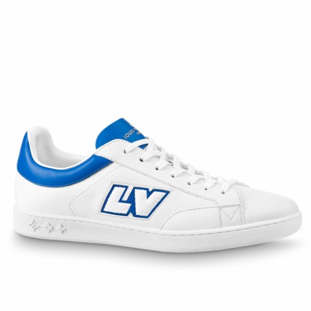 Louis Vuitton Luxembourg Sneakers with Blue Leather Heel