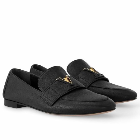 Louis Vuitton Women's LV Capri Loafers in Black Leather