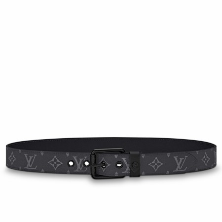 Louis Vuitton Voyager 35mm Belt In Monogram Eclipse Canvas M0043T