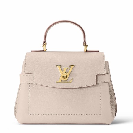 Louis Vuitton Lockme Ever Mini Bag In Greige Leather M21052