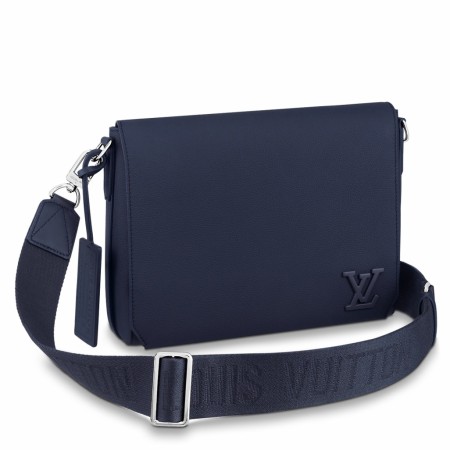 Louis Vuitton Takeoff Messenger Bag In LV Aerogram Leather