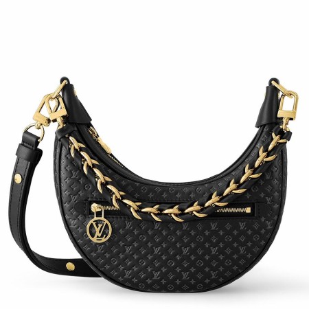 Louis Vuitton Loop Bag In Black Monogram Empreinte Leather M22591