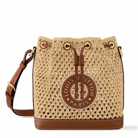 Louis Vuitton Noe BB Bag in Natural Raffia M24722