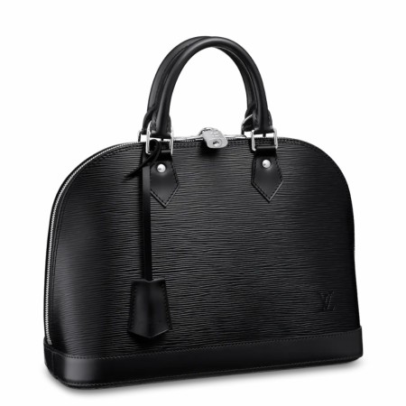 Louis Vuitton Alma PM Bag In Black Epi Leather M40302