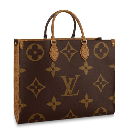 Louis Vuitton OnTheGo GM Bag In Giant Monogram Reverse Canvas M45320