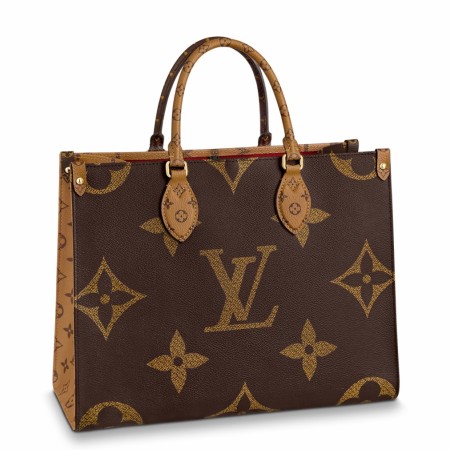 Louis Vuitton OnTheGo MM Bag In Giant Monogram Reverse Canvas M45321