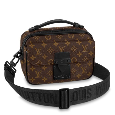Louis Vuitton S Lock Messenger In Monogram Macassar Canvas M45806 