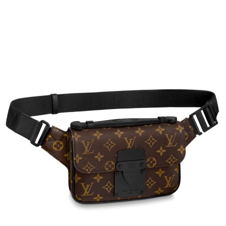 Louis Vuitton S Lock Sling Bag In Monogram Macassar Canvas M45807