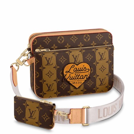 Louis Vuitton Trio Messenger Bag In Monogram Stripes Canvas M45965