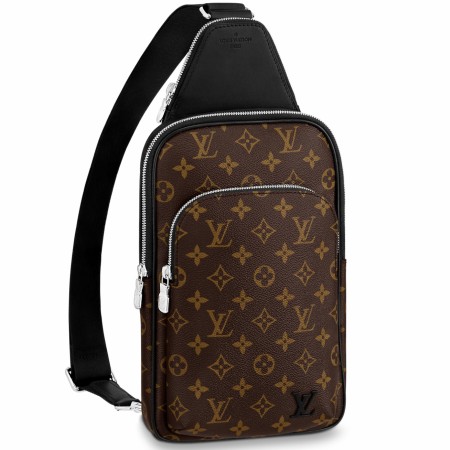 Louis Vuitton Avenue Sling Bag In Monogram Macassar Canvas M46327