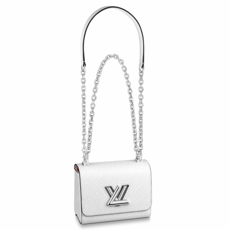 Louis Vuitton Twist Mini Bag In White Epi Leather M56118