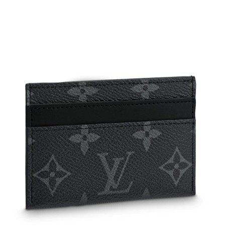 Louis Vuitton Double Card Holder In Monogram Eclipse Canvas M62170
