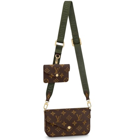 Louis Vuitton Félicie Strap & Go In Monogram Canvas M80091