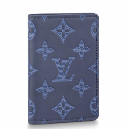 Louis Vuitton Pocket Organizer In Monogram Shadow Leather M80421