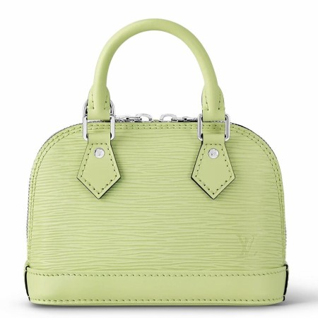 Louis Vuitton Alma Nano Bag In Light Green Epi Leather M82403