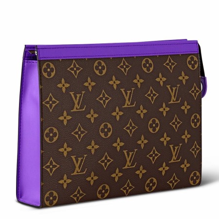 Louis Vuitton Pochette Voyage MM in Monogram Macassar Canvas M82859