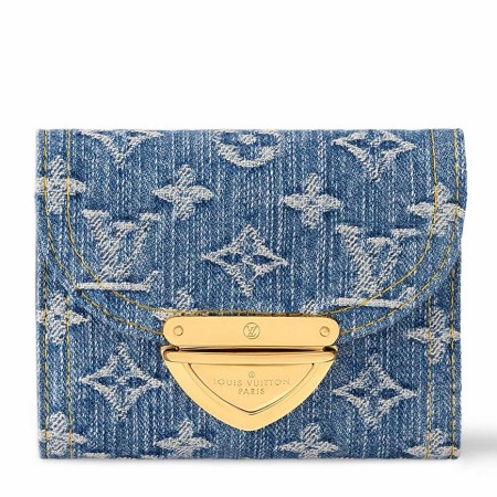 Louis Vuitton Victorine Wallet In Monogram Denim M82959