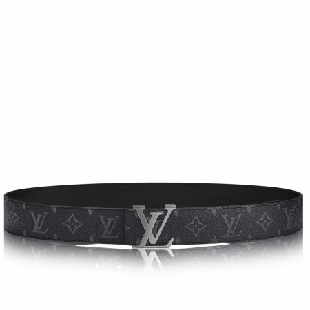 Louis Vuitton LV Initiales 40MM Reversible Belt In Monogram Eclipse Canvas M9043S