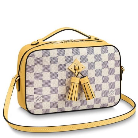 Louis Vuitton Saintonge Bag In Damier Azur Canvas N40154