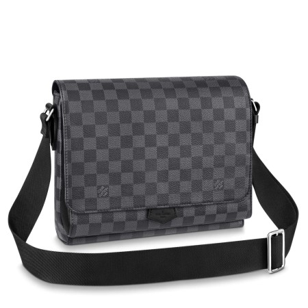 Louis Vuitton New Flap Messenger In Damier Graphite Canvas N40418