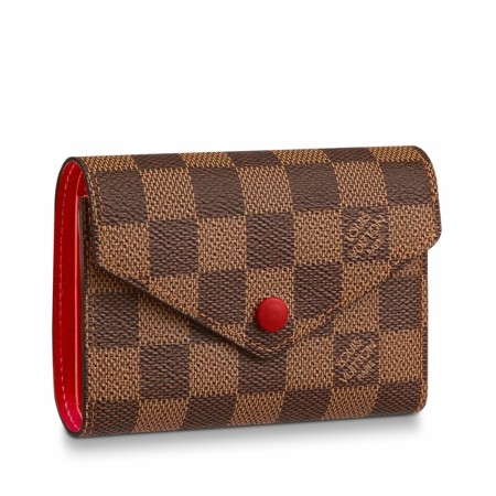 Louis Vuitton Victorine Wallet In Damier Ebene Canvas N41659