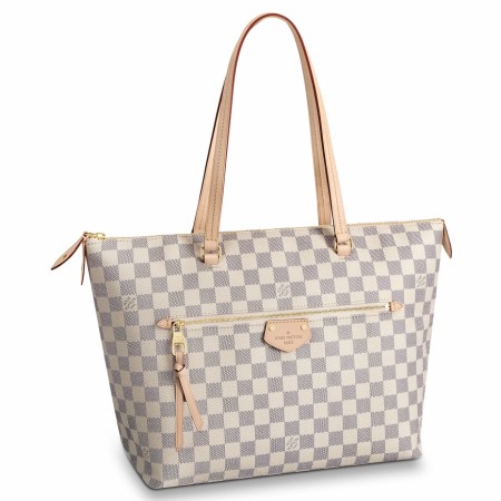 Louis Vuitton Iena MM Bag In Damier Azur Canvas N44040