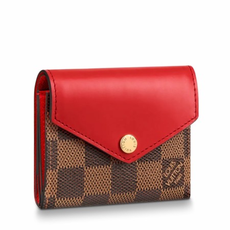 Louis Vuitton Zoe Wallet In Damier Ebene Canvas N60166