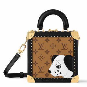 Louis Vuitton Mini Square Trunk Dalmatien in Monogram Reverse Canvas