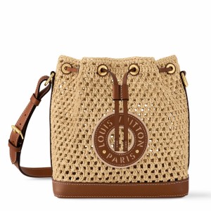 Louis Vuitton Noe BB Bag in Natural Raffia M24722
