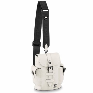 Louis Vuitton Christopher XS Bag In White Leather M58493