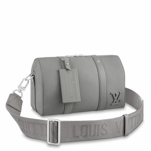 Louis Vuitton City Keepall Bag In Aerogram Leather M59328