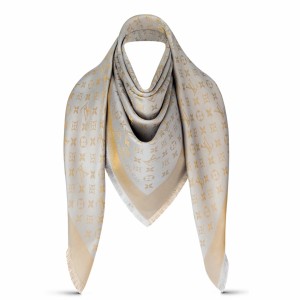 Louis Vuitton Greige Monogram Shawl M75121
