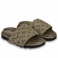 Louis Vuitton Pool Pillow Flat Comfort Mules Green