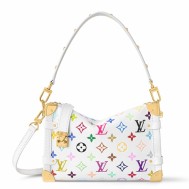 Louis Vuitton LV x TM Side Trunk MM Bag in Monogram Multicolored Leather M14046