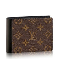 Louis Vuitton Mindoro Wallet In Monogram Macassar Canvas M60411