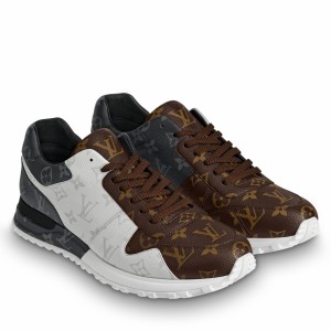 Louis Vuitton Men's Run Away Sneaker In Tri-color Monogram Canvas