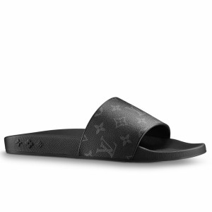 Louis Vuitton Waterfront Mules In Monogram Eclipse Canvas