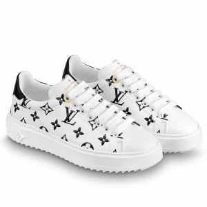 Louis Vuitton Time Out Sneakers with 3D Monogram Flowers 