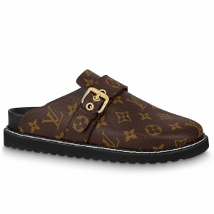 Louis Vuitton LV Cosy Flat Comfort Clog In Monogram Canvas