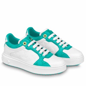 Louis Vuitton Time Out Sneakers with Vert Monogram Trim