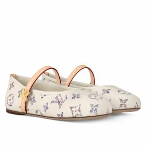 Louis Vuitton Romy Flat Ballerinas in Monogram Tweed 