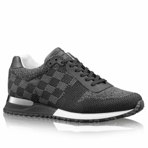 Louis Vuitton Men's Run Away Sneakers In Damier Textile 