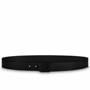 Louis Vuitton LV Initiales 35mm Belt In Taiga Leather M0001Q