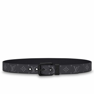 Louis Vuitton Voyager 35mm Belt In Monogram Eclipse Canvas M0043T