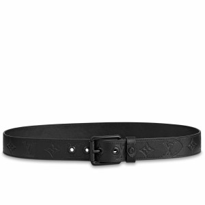 Louis Vuitton Voyager 35mm Belt In Monogram Shadow Leather M0281V