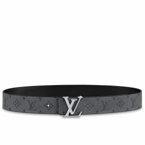 Louis Vuitton LV Initiales Reversible 40MM Belt In Monogram Eclipse Canvas M0285V