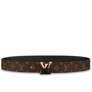 Louis Vuitton Spray LV 40mm Reversible Belt In Monogram Canvas M0332Q
