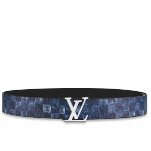 Louis Vuitton LV Initiales 40MM Reversible Belt In Damier Salt Canvas M0378Q